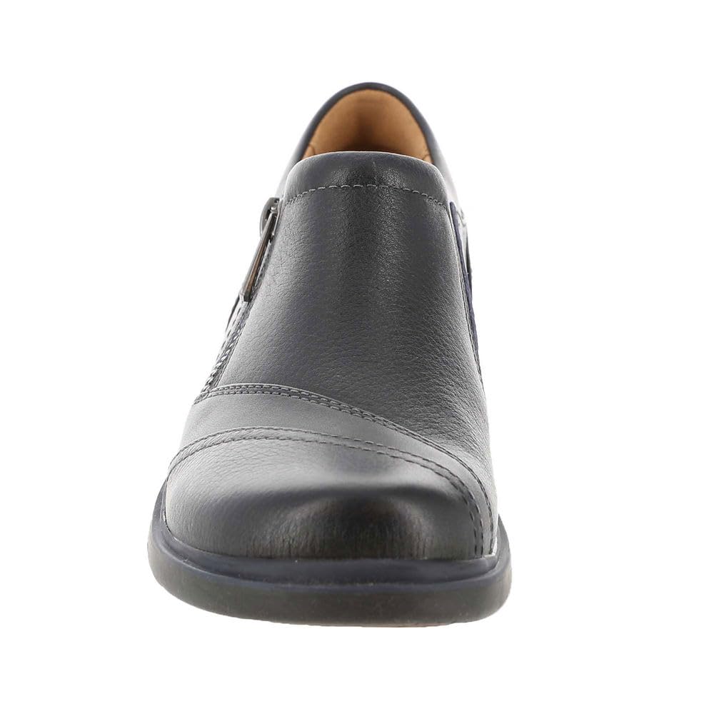Navy Leather