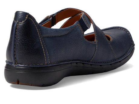 Navy Leather