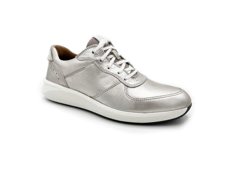 Platinum Metallic Leather
