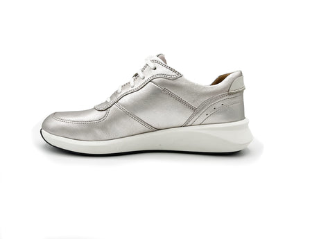 Platinum Metallic Leather