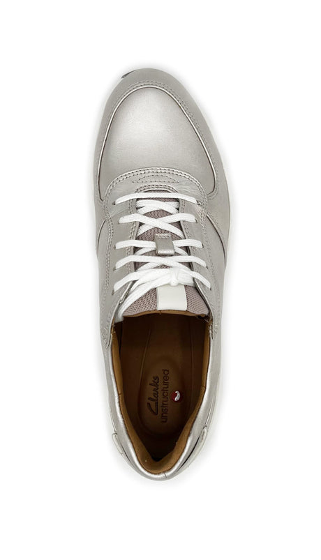 Platinum Metallic Leather