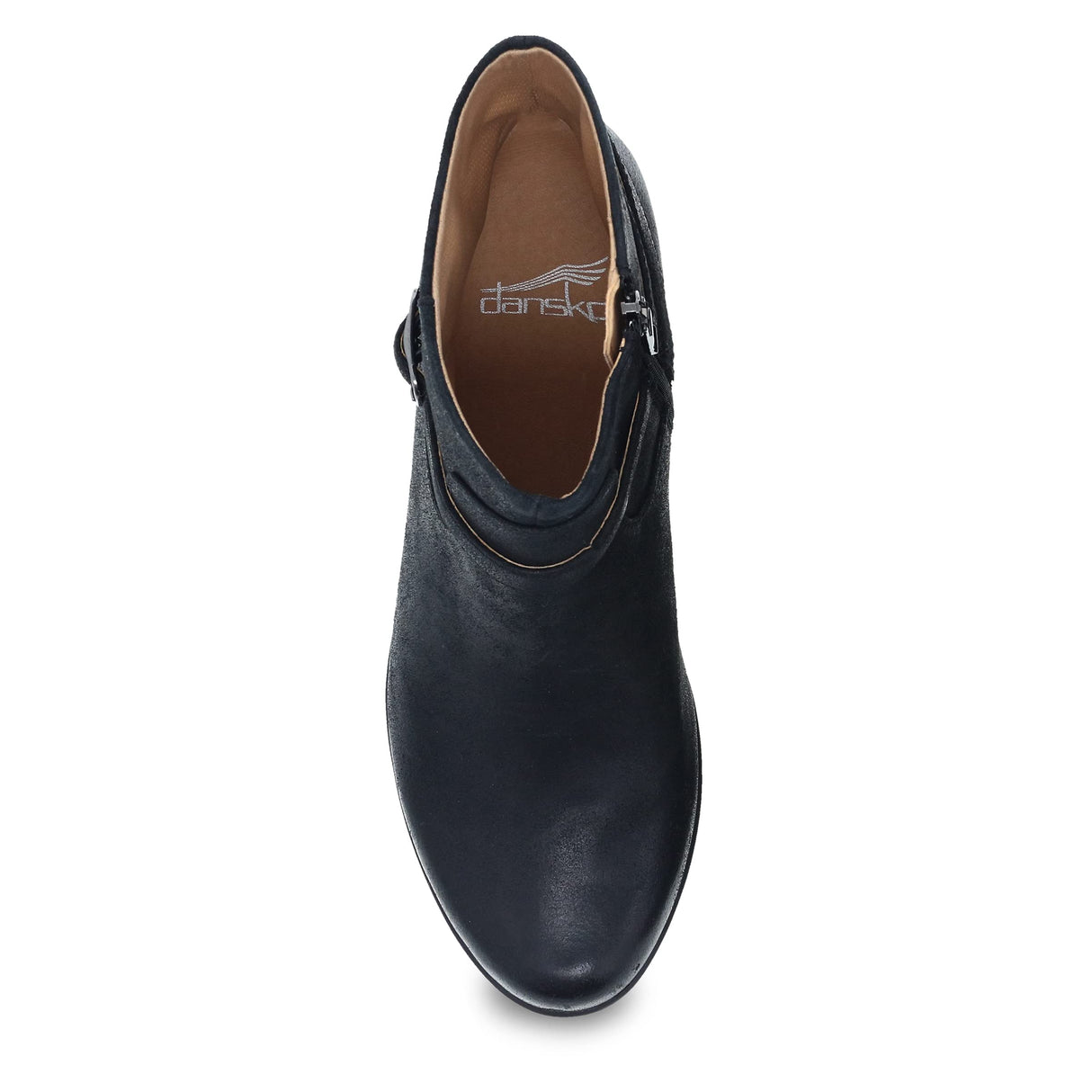 Black Burnished Suede