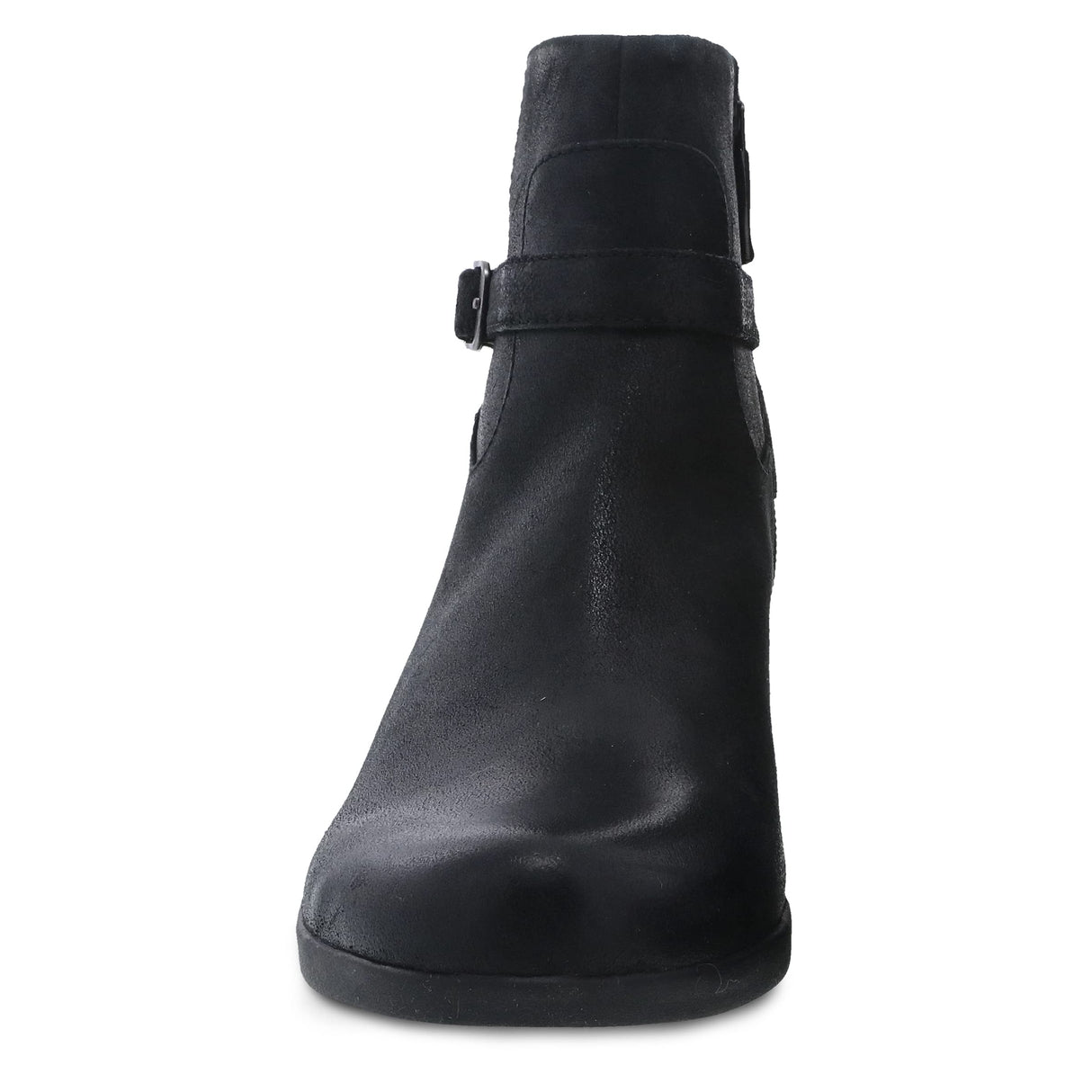 Black Burnished Suede