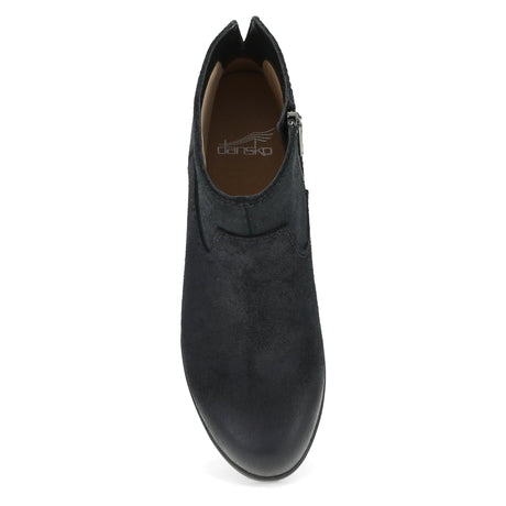 Black Burnished Suede