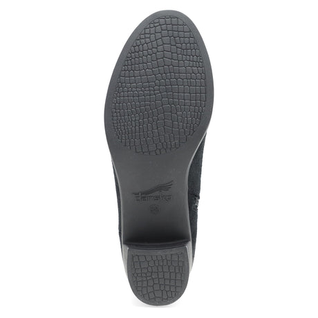 Black Burnished Suede