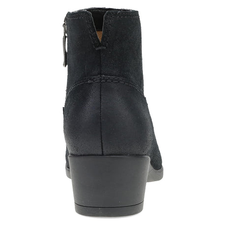 Black Burnished Suede