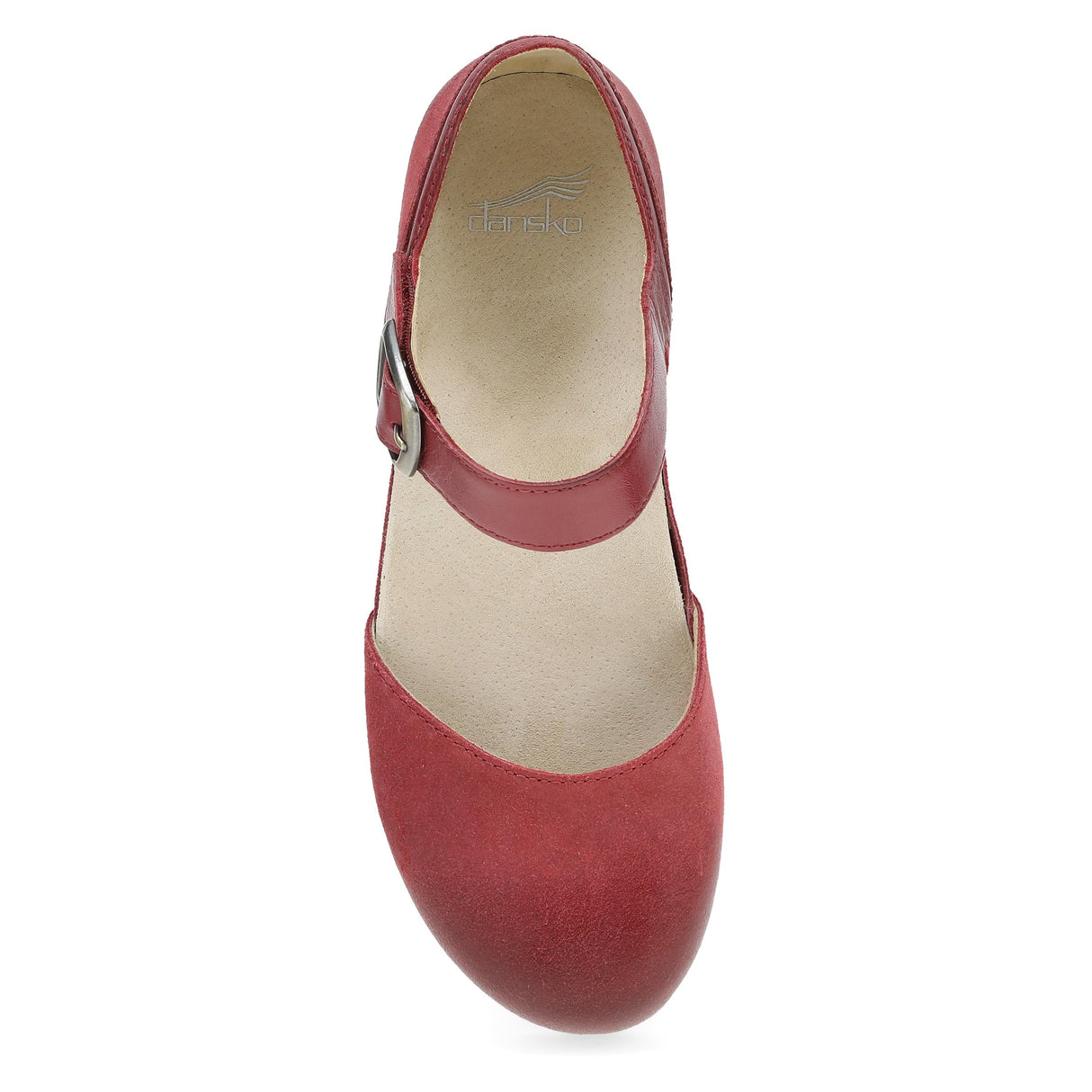 Red Burnished Suede