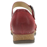 Red Burnished Suede