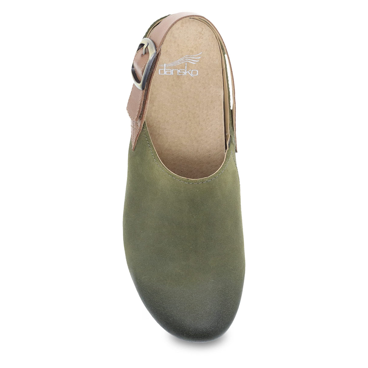 Olive Burnished Suede