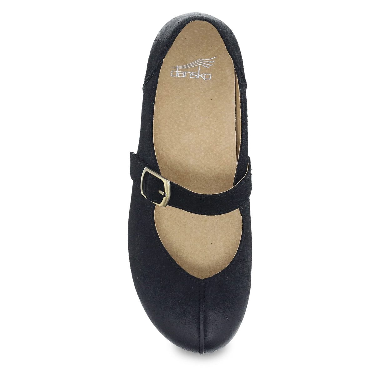 Black Burnished Suede