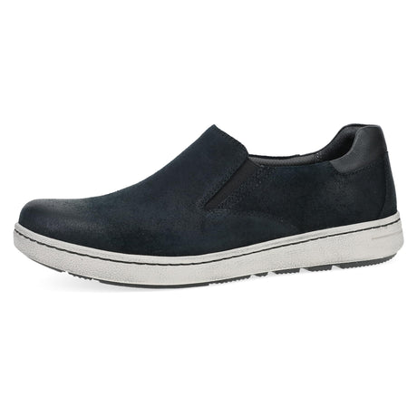 Black Burnished Suede