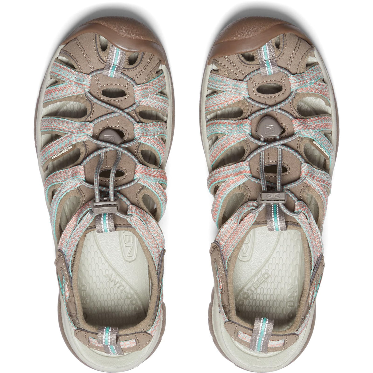 Taupe/Coral