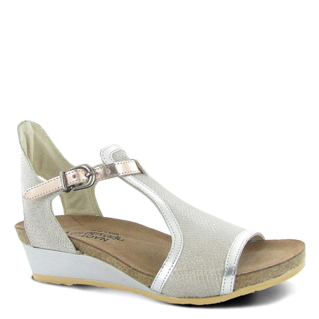 Beige Lizard Silv-Rose