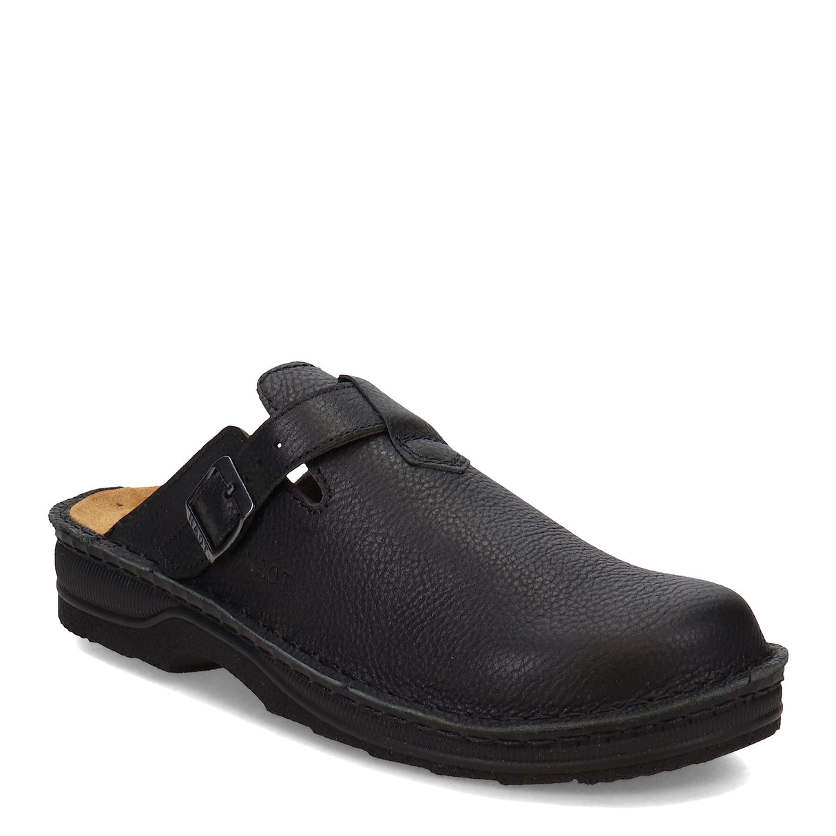 Black Textured Leather