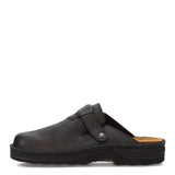 Black Textured Leather