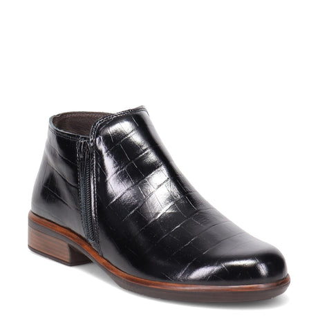 Black Croc Leather