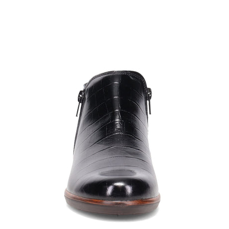 Black Croc Leather