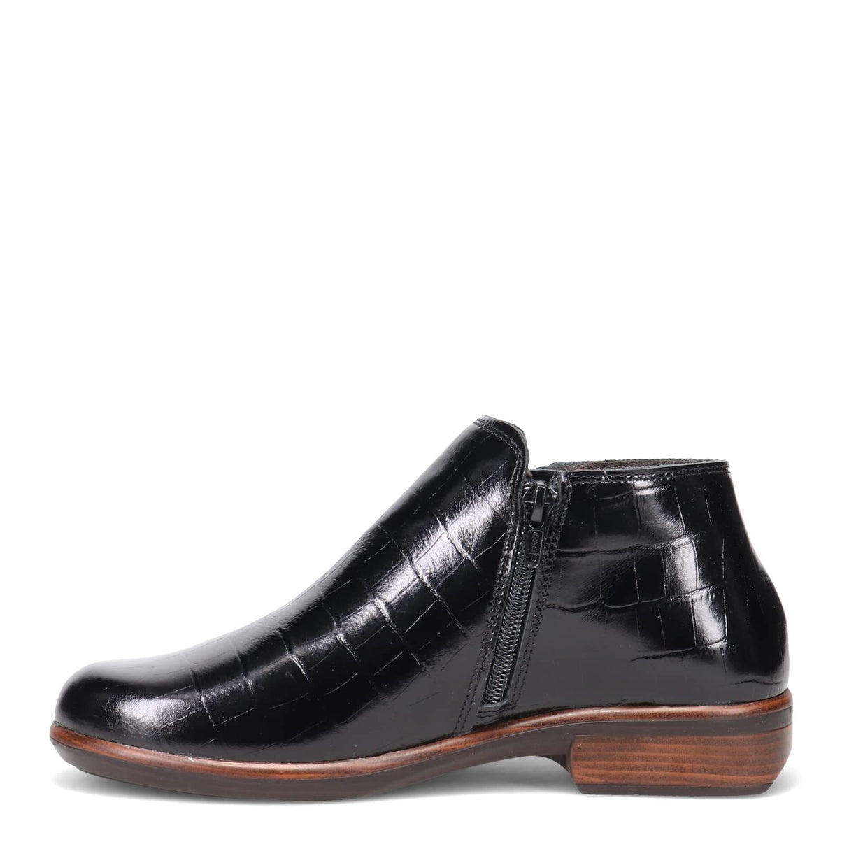 Black Croc Leather