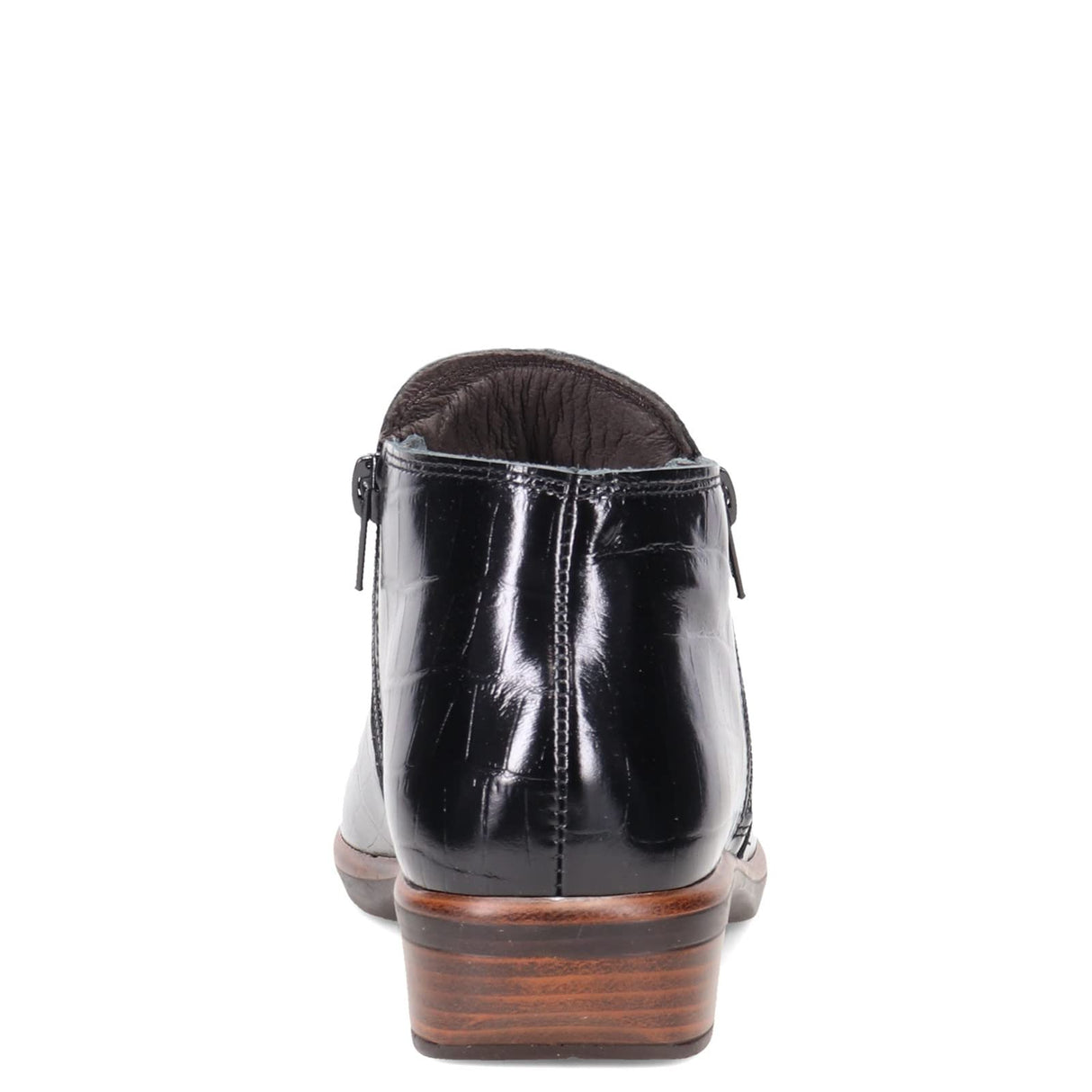 Black Croc Leather