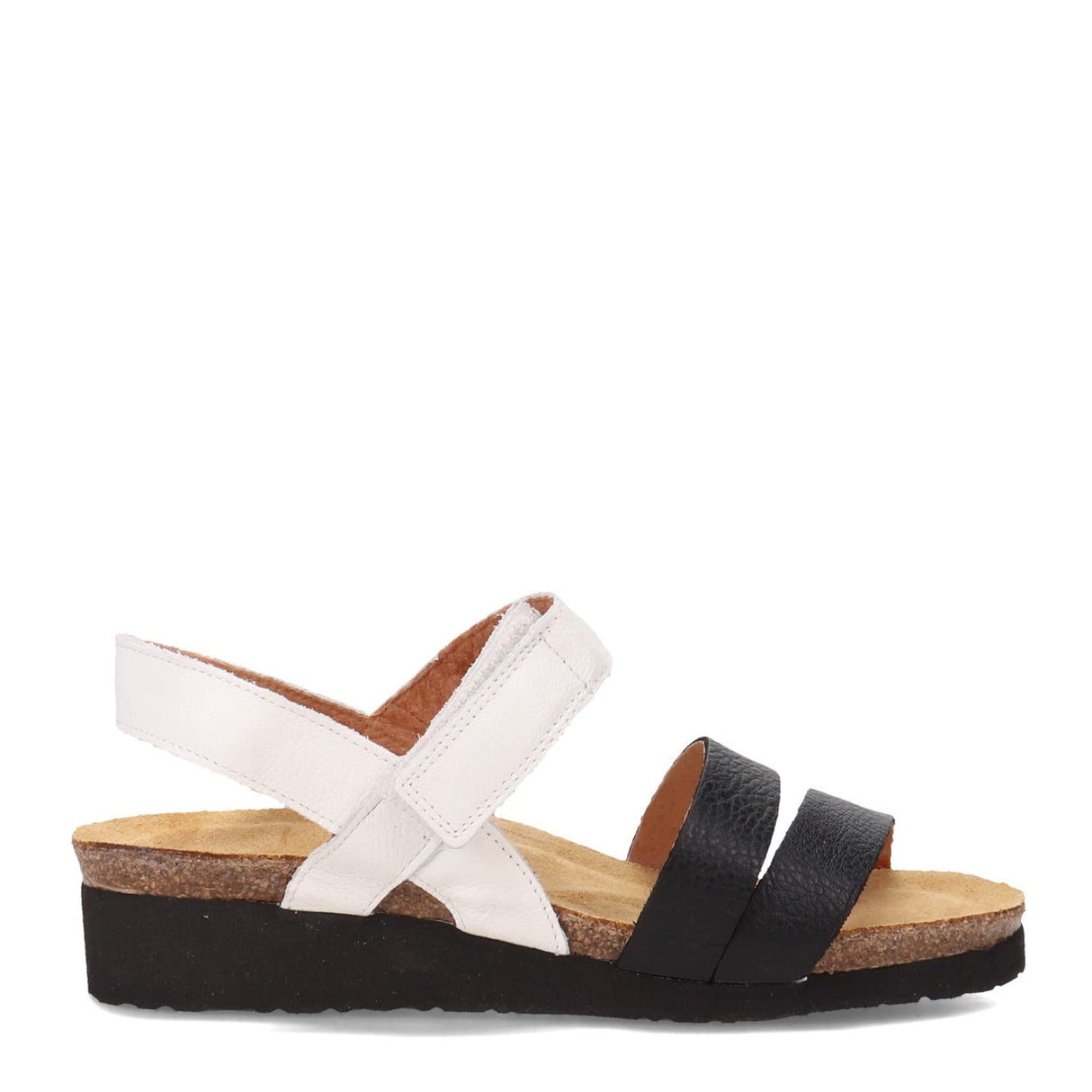 White Soft Lthr Sft Blk