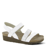 White Leather/Silver Rivets