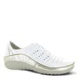 White Pearl Lthr Rdnt Gold