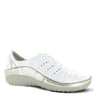 White Pearl Lthr Rdnt Gold