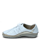 White Pearl Lthr Rdnt Gold