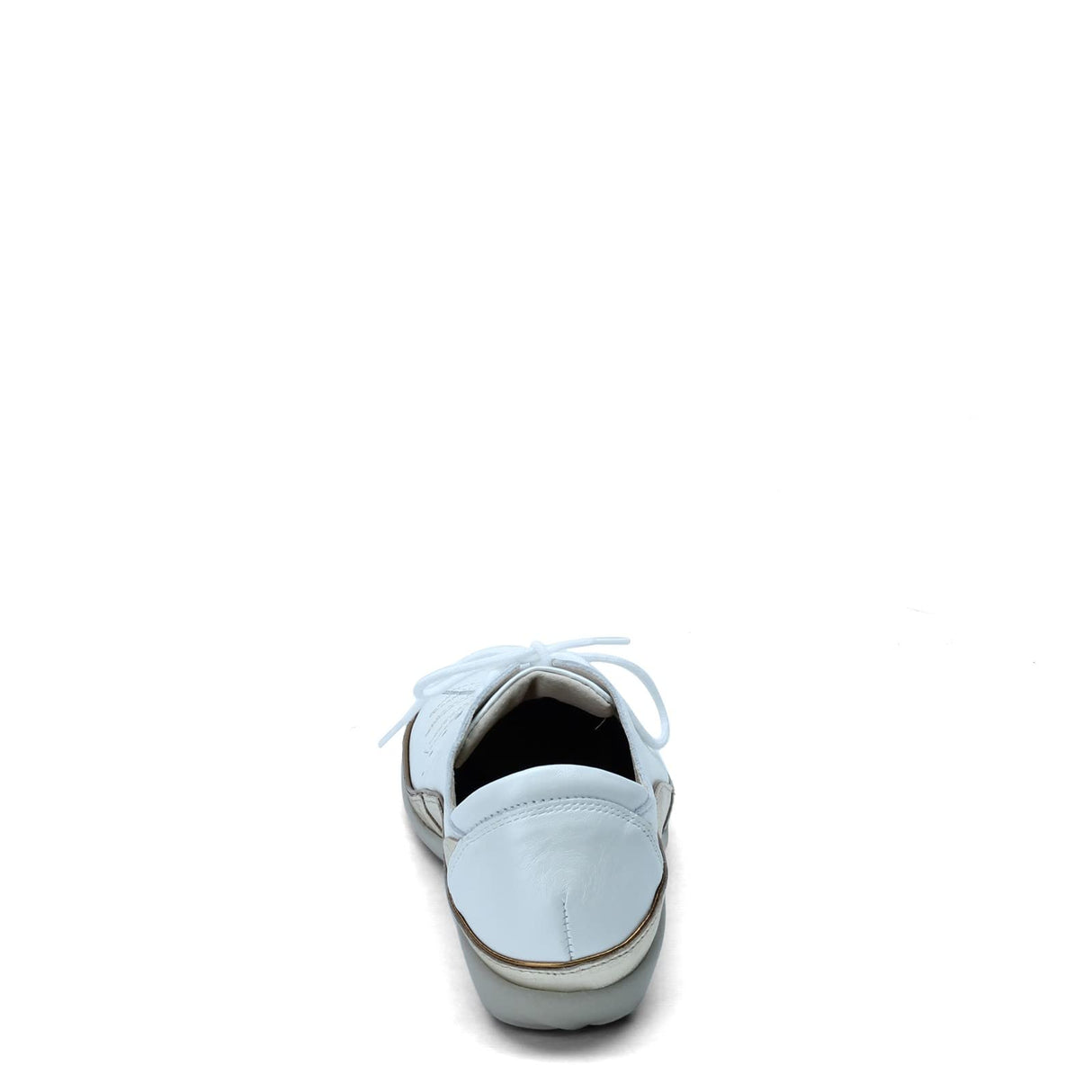White Pearl Lthr Rdnt Gold