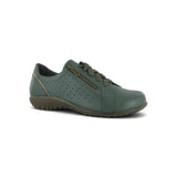 Hntr Grn Leather Pewter