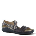 Soft Brown Lthr/Cheetah Suede