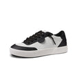 Black/White Leather