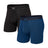 Black/City Blue Heather