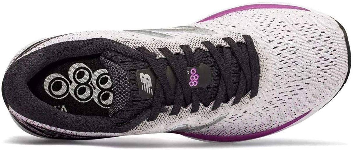 White With Voltage Violet & Black
