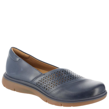Navy Leather