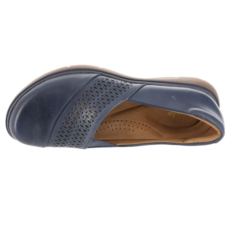 Navy Leather
