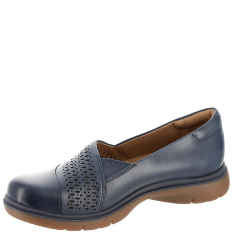 Navy Leather