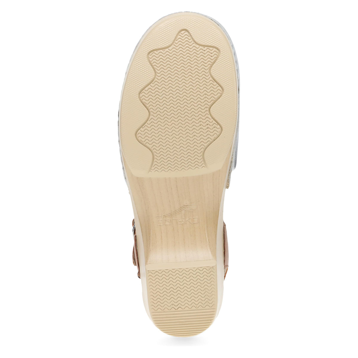 Silver/Tan Leather