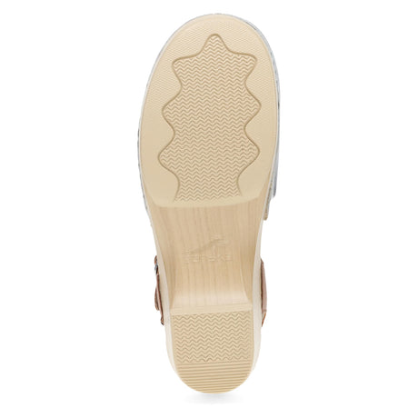 Silver/Tan Leather