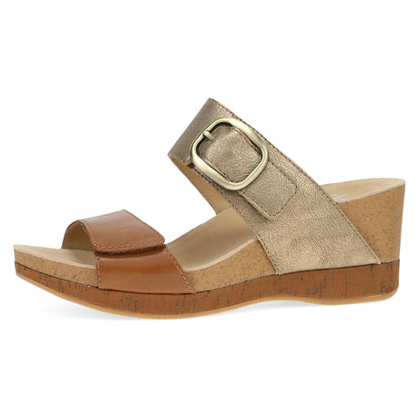 Gold/Tan Leather