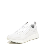 White Knit Lthr