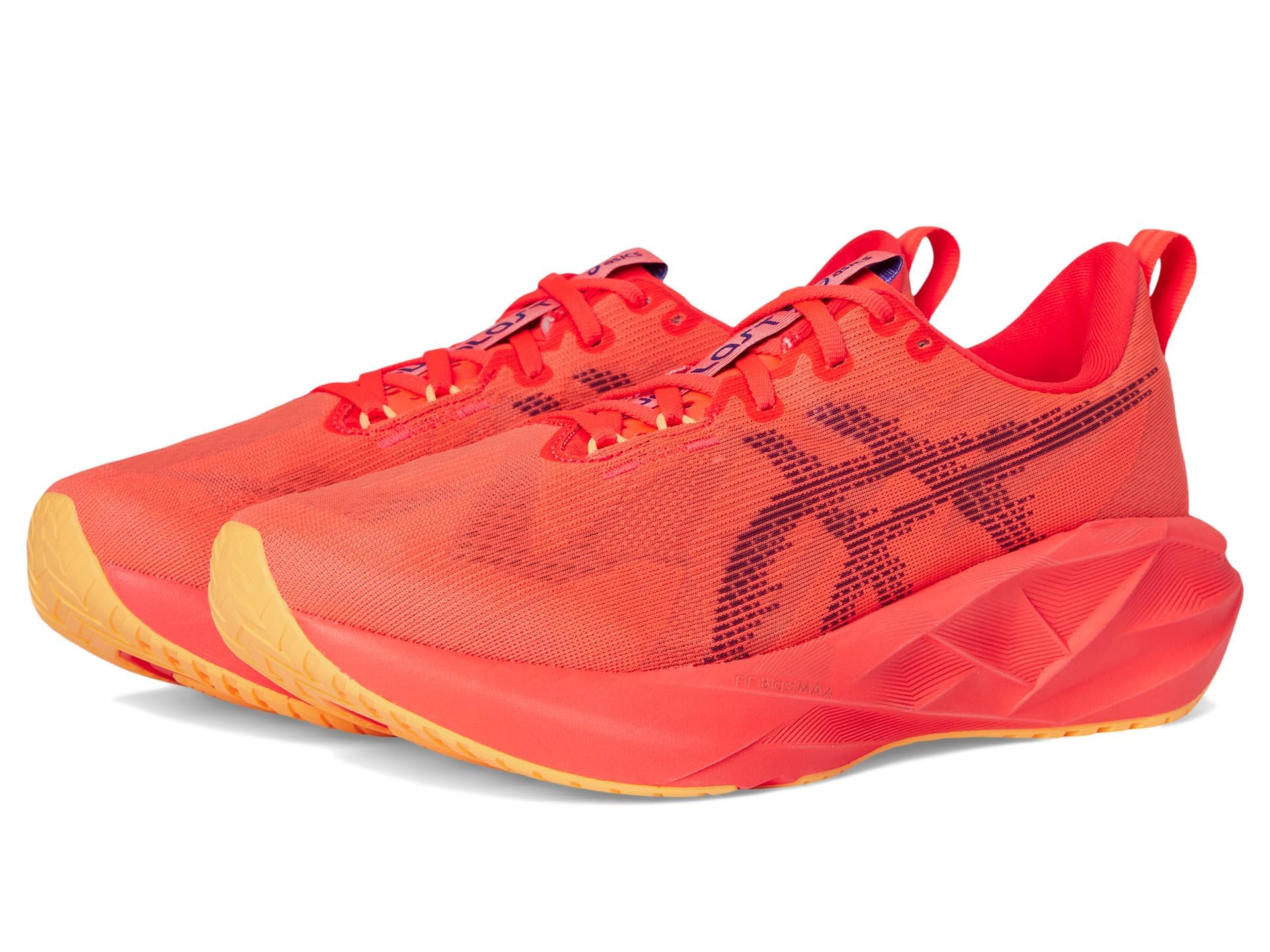 (取寄) アシックス メンズ ノヴァブラスト 5 ASICS men Novablast 5 Flash Red/Edo Purple Asics Novablast 5 Mens Flash Red/Edo Purple – Walking Comfort