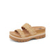 Scalloped Tan