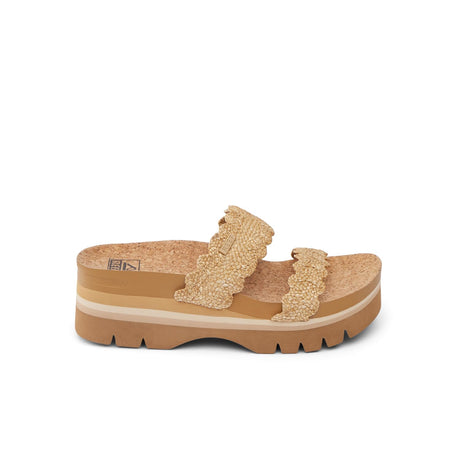 Scalloped Tan