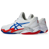White/Asics Blue