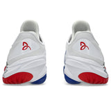 White/Asics Blue