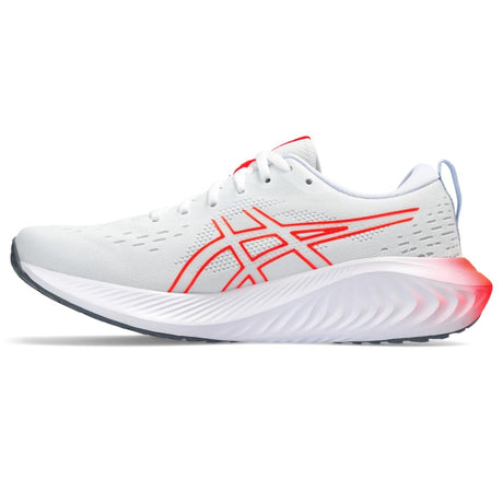 White/Sunrise Red