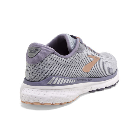 Grey/Pale Peach/White