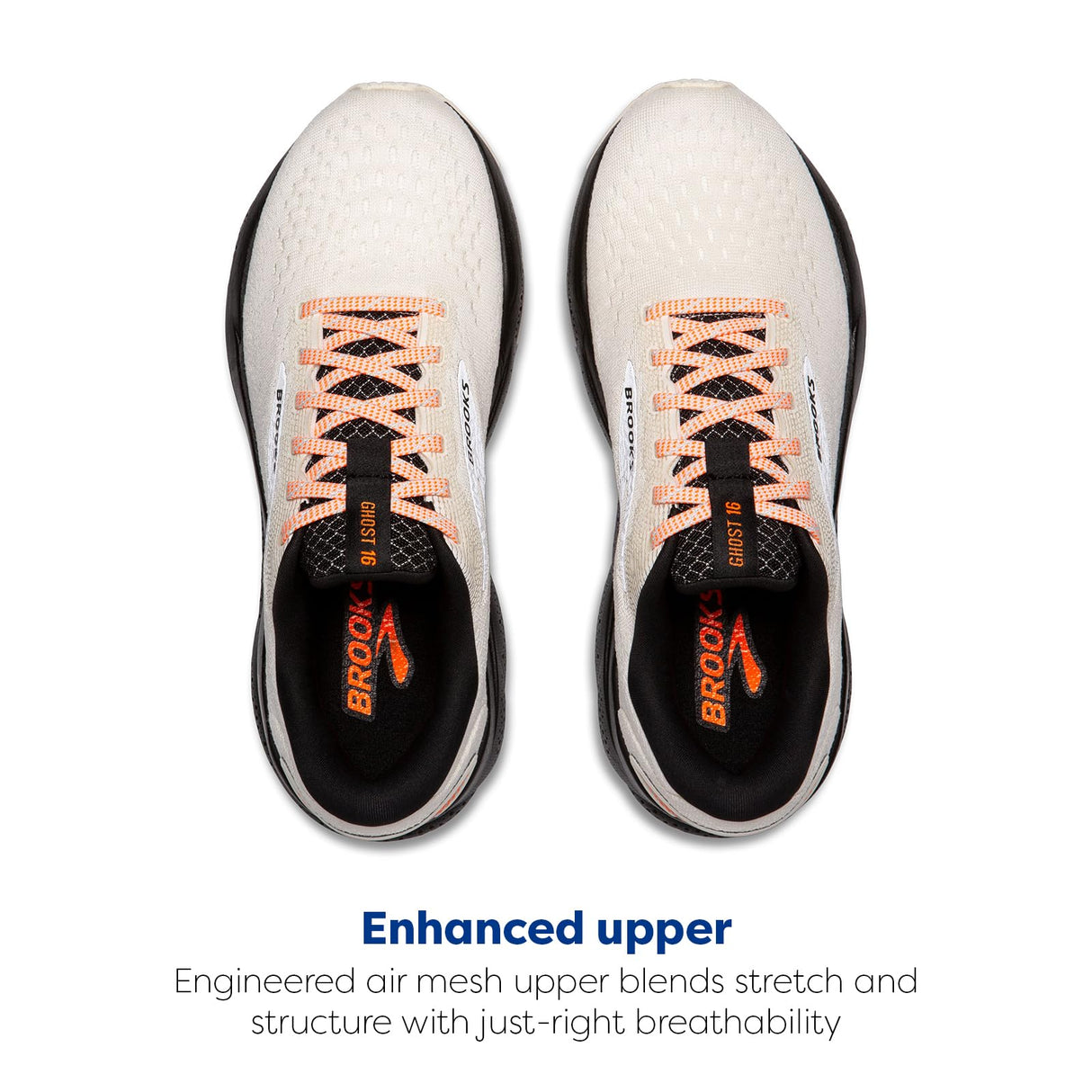 Ecru/Orange/Black