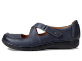Navy Leather